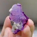 Natural Purple Cubic Fluorite comes from Yaogangxian,Hunan 20*40*25MM - image 2