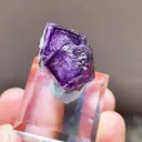 Natural Purple Cubic Fluorite comes from Yaogangxian,Hunan 25*15*35MM - image 2
