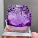 Natural Purple Cubic Fluorite comes from YaogangXian,Hunan 25*20*20MM - image 1