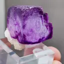Natural Purple Cubic Fluorite comes from YaogangXian,Hunan 25*20*20MM - image 2