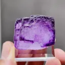 Natural Purple Cubic Fluorite comes from YaogangXian,Hunan 25*20*20MM - image 5