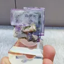 Natural Purple Cubic Fluorite comes from Yaogangxian,Hunan 25*25*25MM - image 1