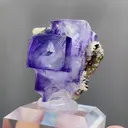 Natural Purple Cubic Fluorite comes from Yaogangxian,Hunan 30*25*25MM - image 2