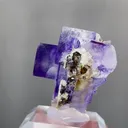 Natural Purple Cubic Fluorite comes from Yaogangxian,Hunan 30*25*25MM - image 3