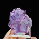 Natural Purple Cubic Fluorite comes from Yaogangxian,Hunan 30*30*25MM - image 1