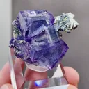Natural Purple Cubic Fluorite comes from Yaogangxian,Hunan 35*30*25MM - image 4