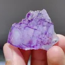 Natural Purple Cubic Fluorite comes from Yaogangxian,Hunan 35*35*20MM - image 2