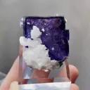 Natural Purple Cubic Fluorite comes from Yaogangxian,Hunan 35*45*30MM - image 2