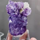 Natural Purple Cubic Fluorite comes from Yaogangxian,Hunan 40*30*50MM - image 5