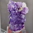 Natural Purple Cubic Fluorite comes from Yaogangxian,Hunan 40*30*50MM - image 1