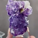 Natural Purple Cubic Fluorite comes from Yaogangxian,Hunan 40*30*50MM - image 3