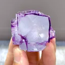 Natural Purple Cubic Fluorite comes from Yaogangxian,Hunan 40*35*25MM - image 7