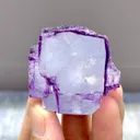Natural Purple Cubic Fluorite comes from Yaogangxian,Hunan 40*35*25MM - image 8