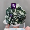 Natural Purple Cubic Fluorite comes from Yaogangxian,Hunan 50*25*40MM - image 1