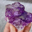 Natural Purple Cubic Fluorite comes from Yaogangxian,Hunan 50*55*40MM - image 3