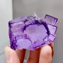 Natural Purple Cubic Fluorite comes from Yaogangxian,Hunan 60*40*30MM - image 5