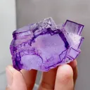 Natural Purple Cubic Fluorite comes from Yaogangxian,Hunan 60*40*30MM - image 4