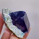 Natural Purple Cubic Fluorite comes from Yindu, Inner Mongolia 40*45*25MM - image 3