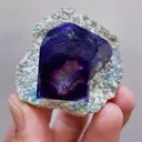 Natural Purple Cubic Fluorite comes from Yindu, Inner Mongolia 40*45*25MM - image 2