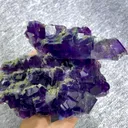 Natural Purple Cubic Fluorite comes from Yindu,Inner Mongolia 125*100*55MM - image 2
