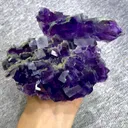 Natural Purple Cubic Fluorite comes from Yindu,Inner Mongolia 125*100*55MM - image 4