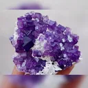 Natural Purple Cubic Fluorite comes from Zhejiang,China 100*80*30MM - image 3