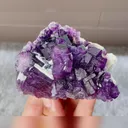 Natural Purple Cubic Fluorite comes from Zhejiang,China 85*60*35MM - image 1
