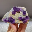 Natural Purple Cubic Fluorite from Anhui 95*60*20MM - image 2