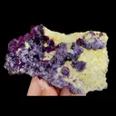 Natural Purple Cubic Fluorite, Mineral Specimen: Anhui,China (125*75*30MM) - image 4