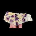 Natural Purple Cubic Fluorite, Mineral Specimen: Inner Mongolia,China (135*55*35MM) - image 1