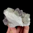 Natural Purple Cubic Fluorite, Mineral Specimen: Inner Mongolia,China (55*75*55MM) - image 7