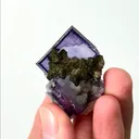 Natural Purple Cubic Fluorite, Mineral Specimen: Yaogangxian,Hunan (25*25*35MM) - image 3