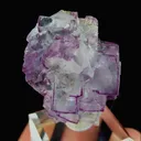 Natural Purple Cubic Fluorite, Mineral Specimen: Yaogangxian,Hunan (30*30*25MM) - image 5