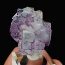 Natural Purple Cubic Fluorite, Mineral Specimen: Yaogangxian,Hunan (30*30*25MM) - image 4