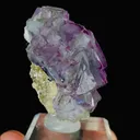 Natural Purple Cubic Fluorite, Mineral Specimen: Yaogangxian,Hunan (30*30*25MM) - image 3