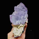 Natural Purple Cubic Fluorite, Mineral Specimen: Yaogangxian,Hunan (65*140*50mm) - image 3