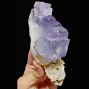 Natural Purple Cubic Fluorite, Mineral Specimen: Yaogangxian,Hunan (65*140*50mm) - image 4