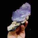 Natural Purple Cubic Fluorite, Mineral Specimen: Yaogangxian,Hunan (65*140*50mm) - image 2
