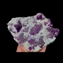 Natural Purple Cubic Fluorite, Mineral Specimen: Zhejiang,China (135*100*30MM) - image 3