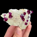 Natural Purple Cubic Fluorite, Mineral Specimen:Anhui,China (100*55*15MM) - image 3