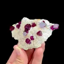 Natural Purple Cubic Fluorite, Mineral Specimen:Anhui,China (100*55*15MM) - image 2