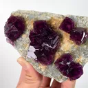 Natural Purple Cubic Fluorite, Mineral Specimen:Anhui,China (105*70*30MM) - image 2
