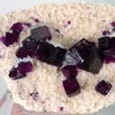 Natural Purple Cubic Fluorite, Mineral Specimen:Anhui,China (125*90*40MM) - image 3