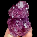 Natural Purple Cubic Fluorite, Mineral Specimen:Anhui,China (40*60*30MM) - image 1