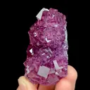 Natural Purple Cubic Fluorite, Mineral Specimen:Anhui,China (40*60*30MM) - image 3