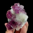 Natural Purple Cubic Fluorite, Mineral Specimen:Anhui,China (70*35*65MM) - image 3