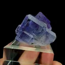 Natural Purple Cubic Fluorite, Mineral Specimen:Fujian,China (35*30*30MM) - image 3