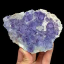 Natural Purple Cubic Fluorite, Mineral Specimen:Guizhou,China (115*85*30MM) - image 4