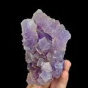 Natural Purple Cubic Fluorite, Mineral Specimen:Guizhou,China (70*120*60MM) - image 3