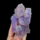 Natural Purple Cubic Fluorite, Mineral Specimen:Guizhou,China (70*120*60MM) - image 4